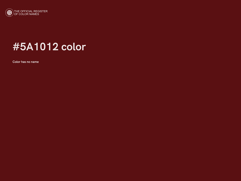 #5A1012 color image