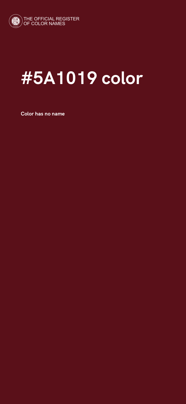 #5A1019 color image