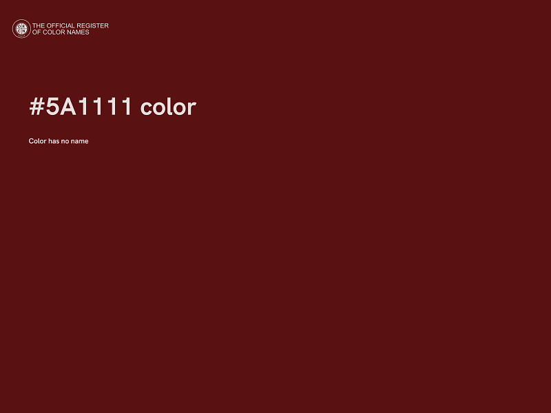 #5A1111 color image