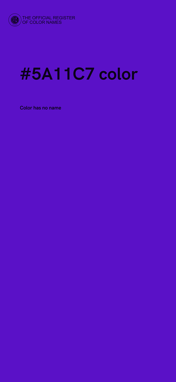 #5A11C7 color image