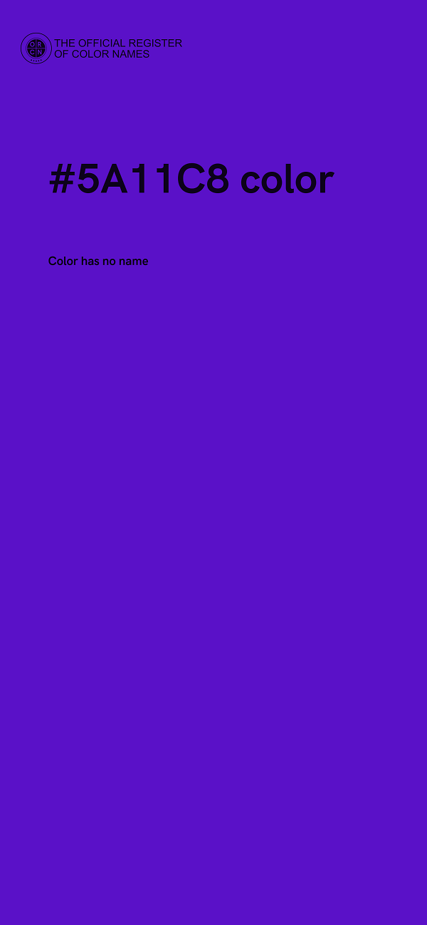 #5A11C8 color image
