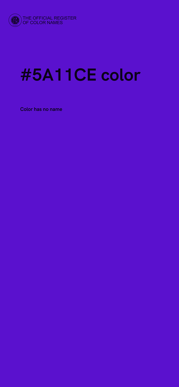 #5A11CE color image