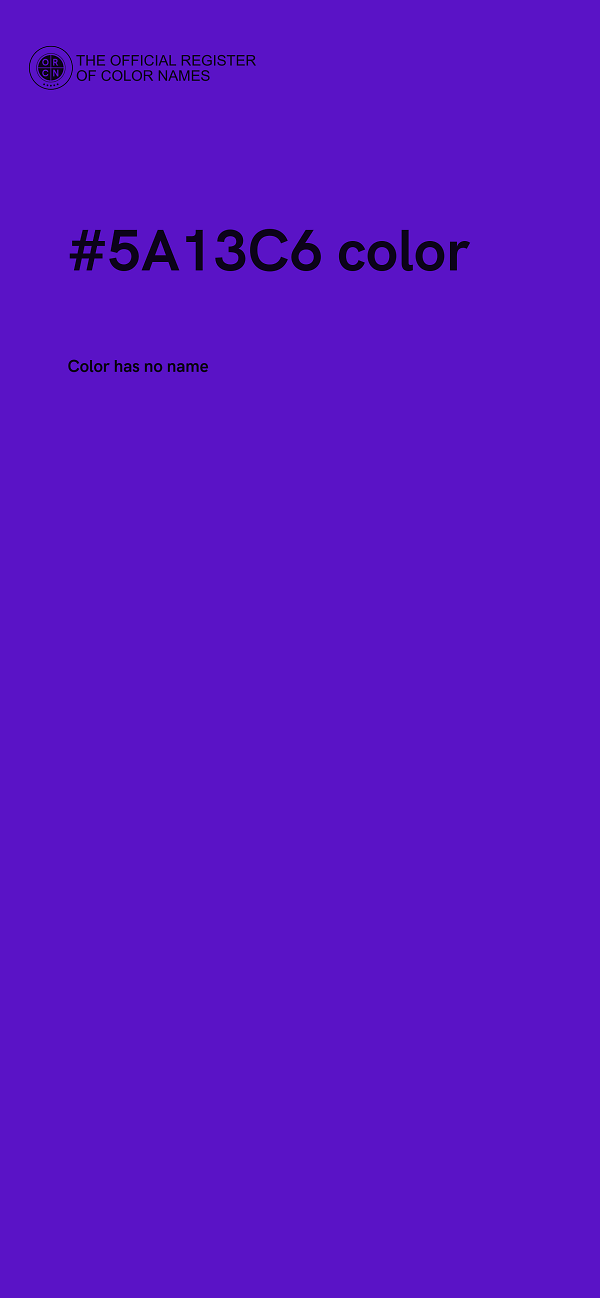 #5A13C6 color image