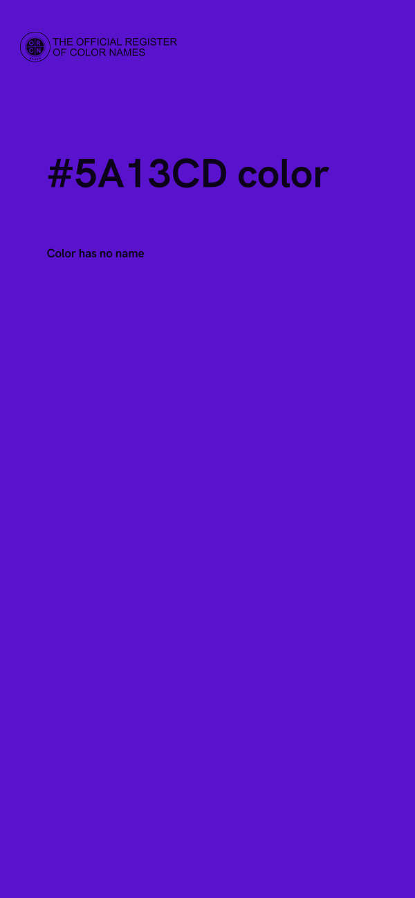 #5A13CD color image