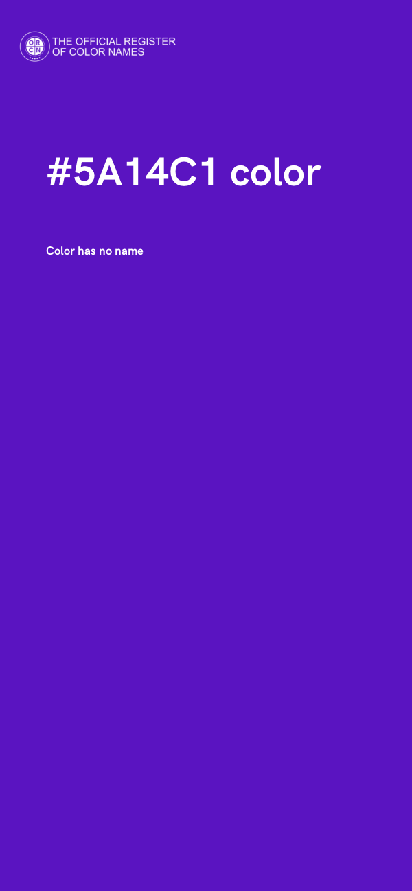 #5A14C1 color image