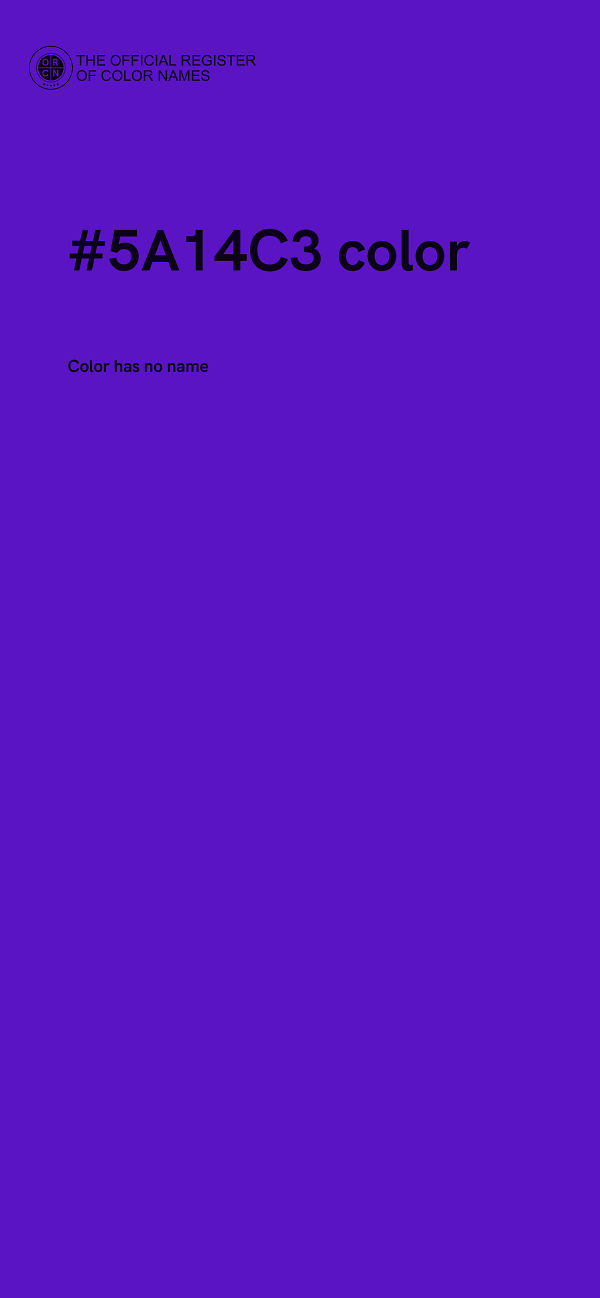 #5A14C3 color image