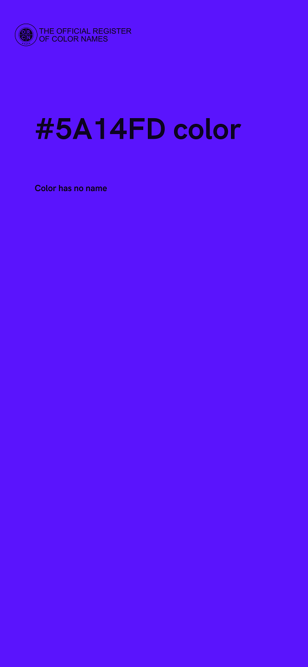 #5A14FD color image