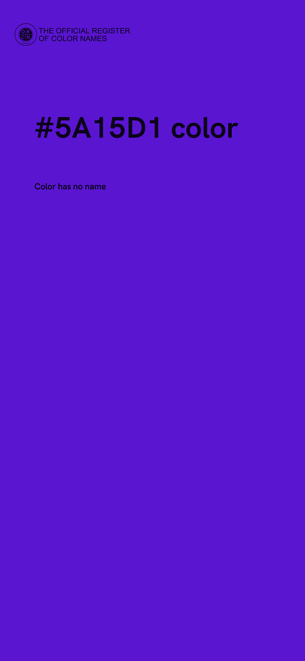 #5A15D1 color image