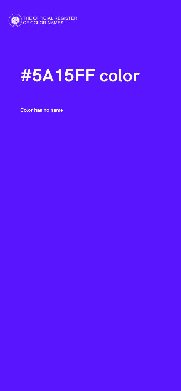 #5A15FF color image