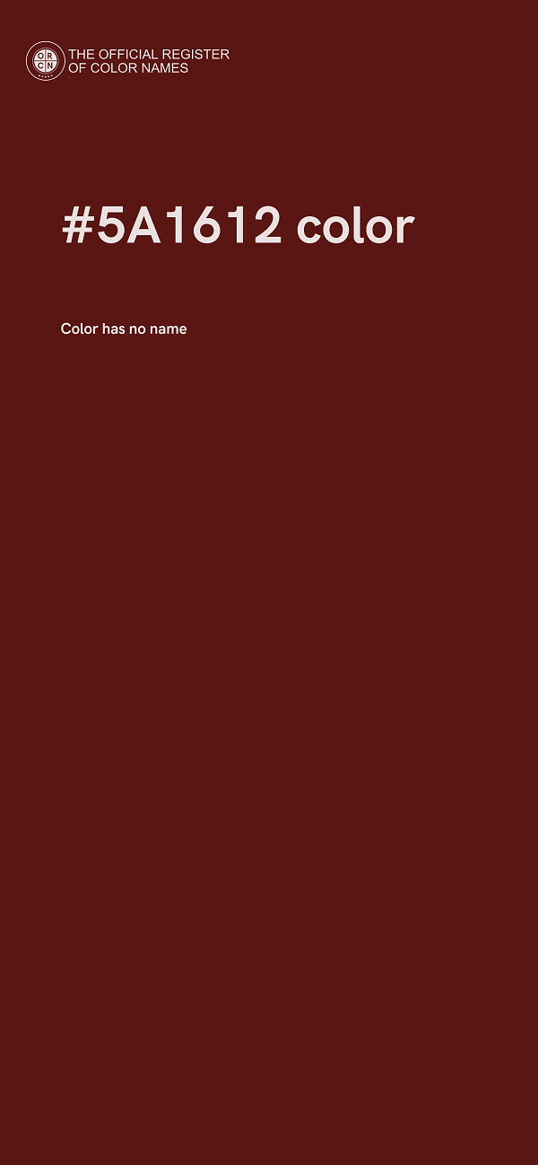 #5A1612 color image