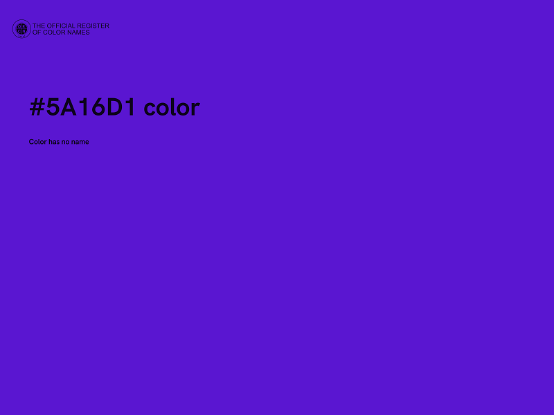 #5A16D1 color image