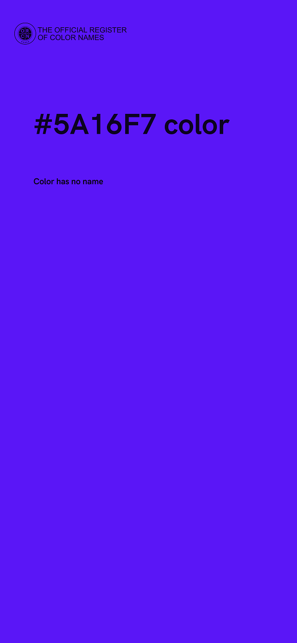 #5A16F7 color image