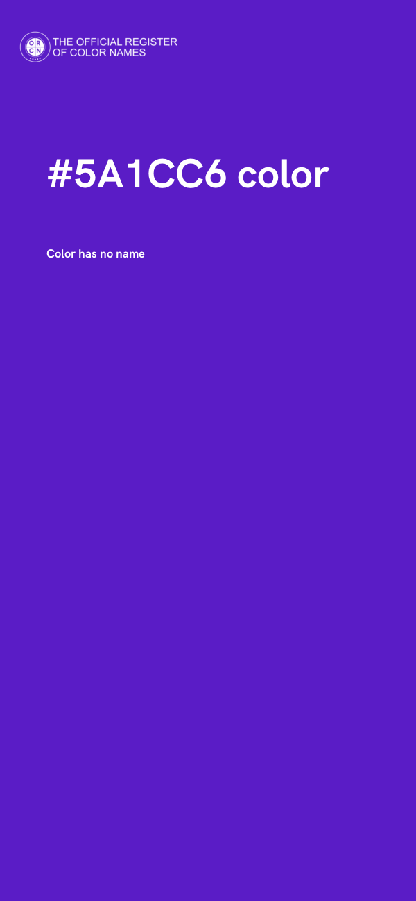 #5A1CC6 color image