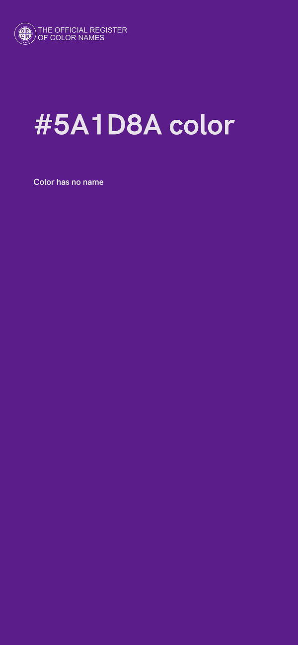 #5A1D8A color image