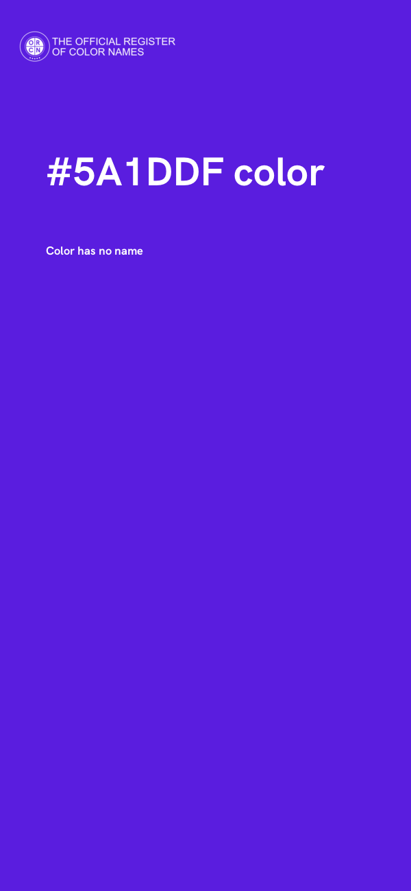 #5A1DDF color image