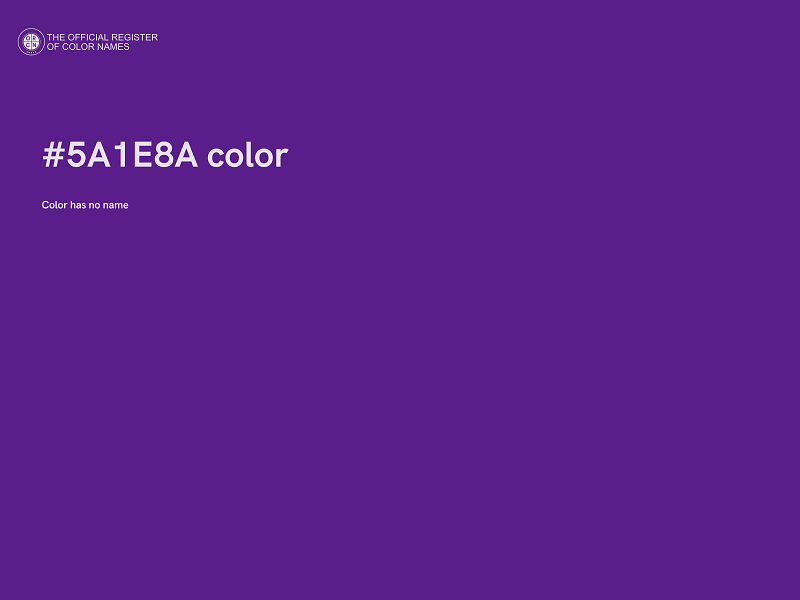 #5A1E8A color image