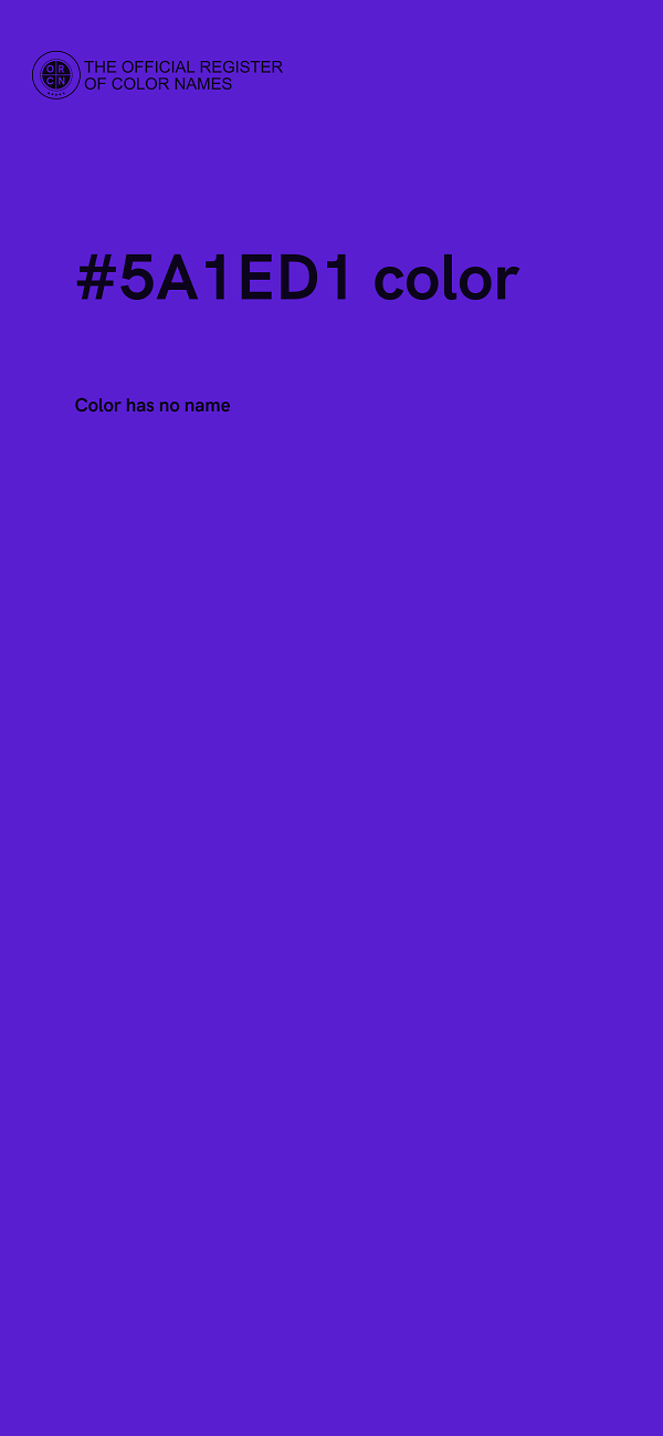 #5A1ED1 color image