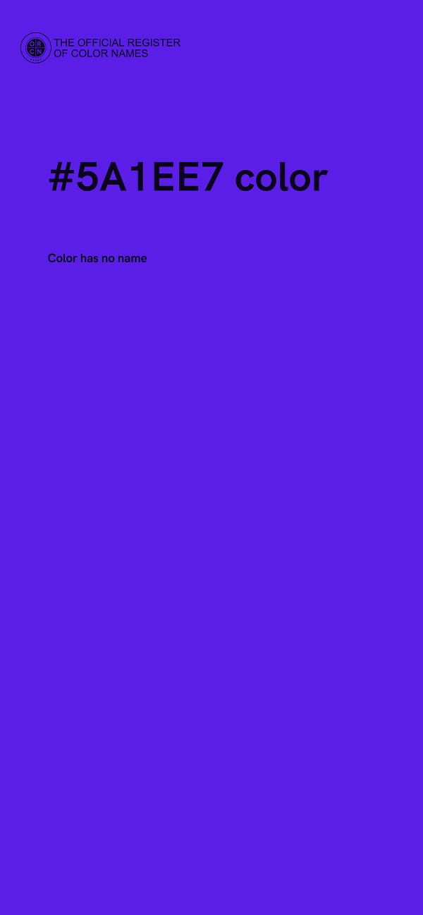 #5A1EE7 color image