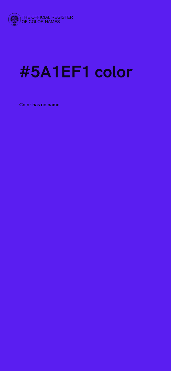 #5A1EF1 color image