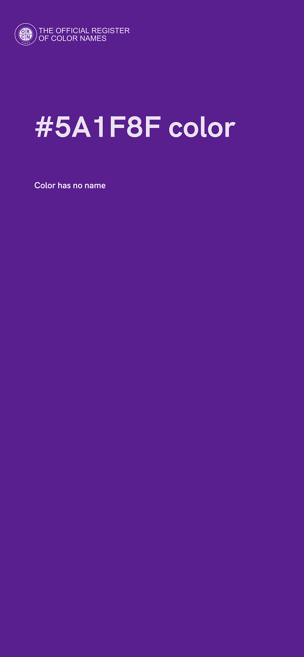 #5A1F8F color image