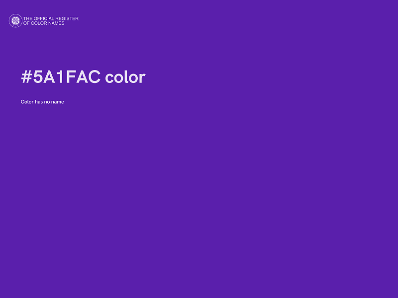 #5A1FAC color image