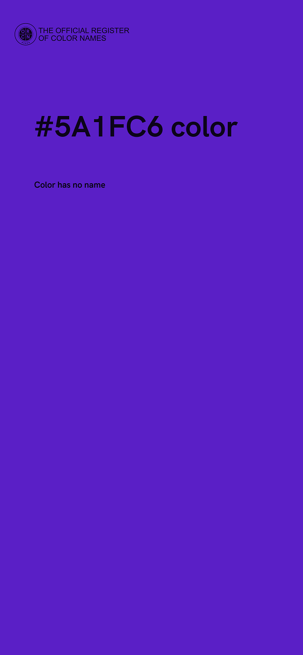 #5A1FC6 color image