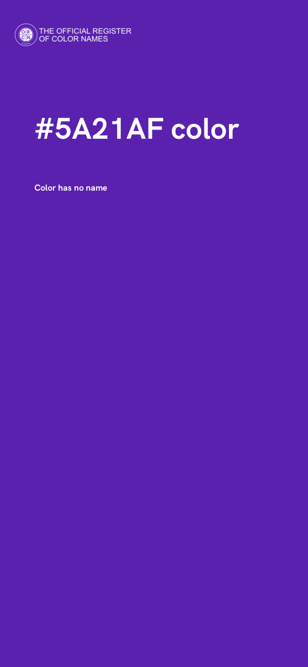 #5A21AF color image