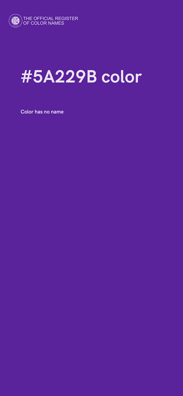 #5A229B color image
