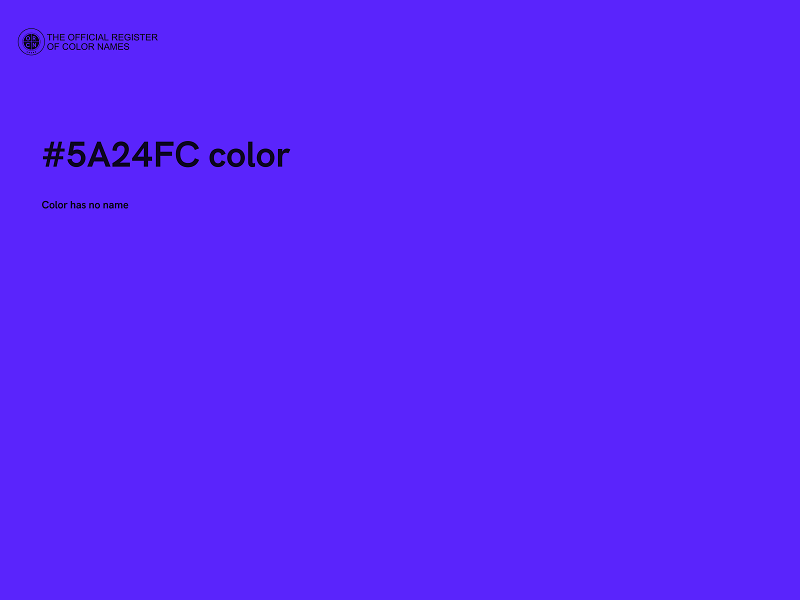 #5A24FC color image