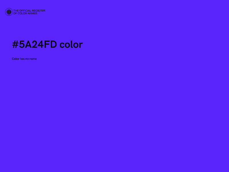 #5A24FD color image