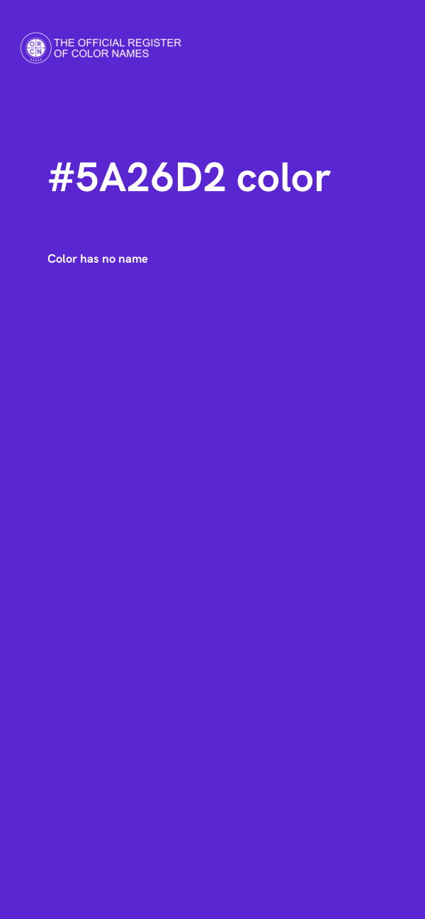 #5A26D2 color image