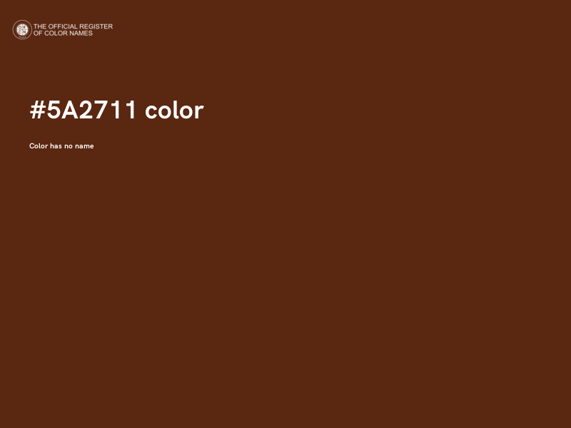 #5A2711 color image