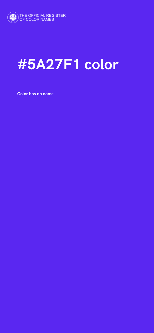 #5A27F1 color image