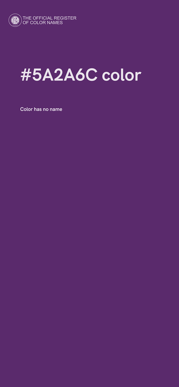 #5A2A6C color image