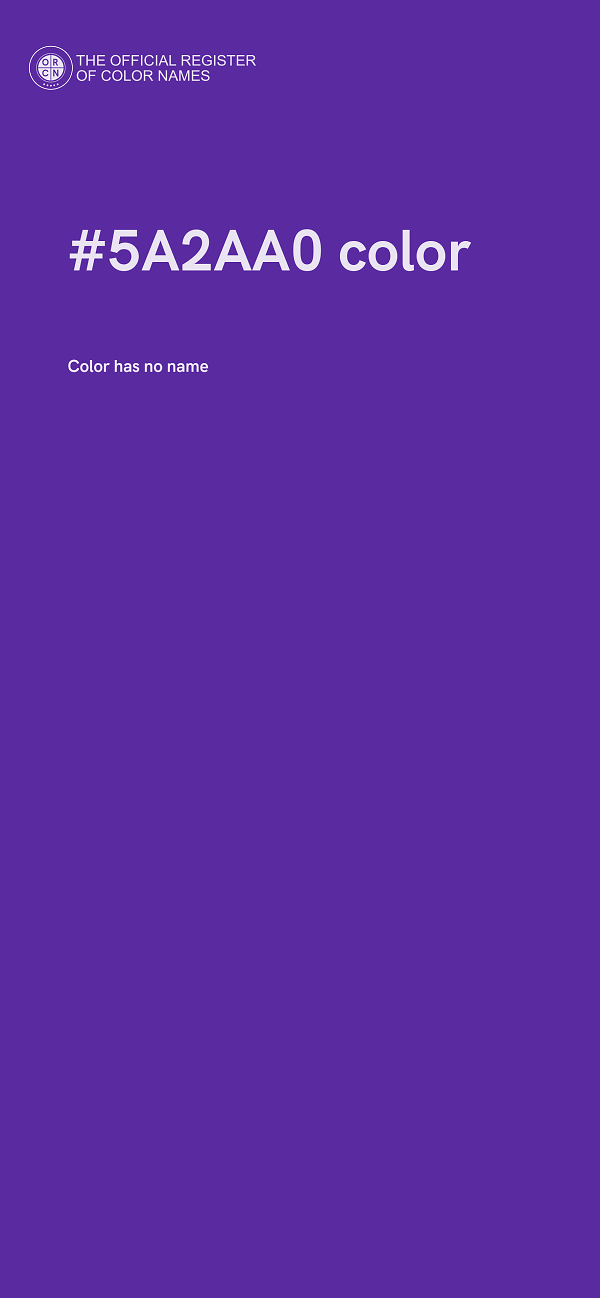 #5A2AA0 color image
