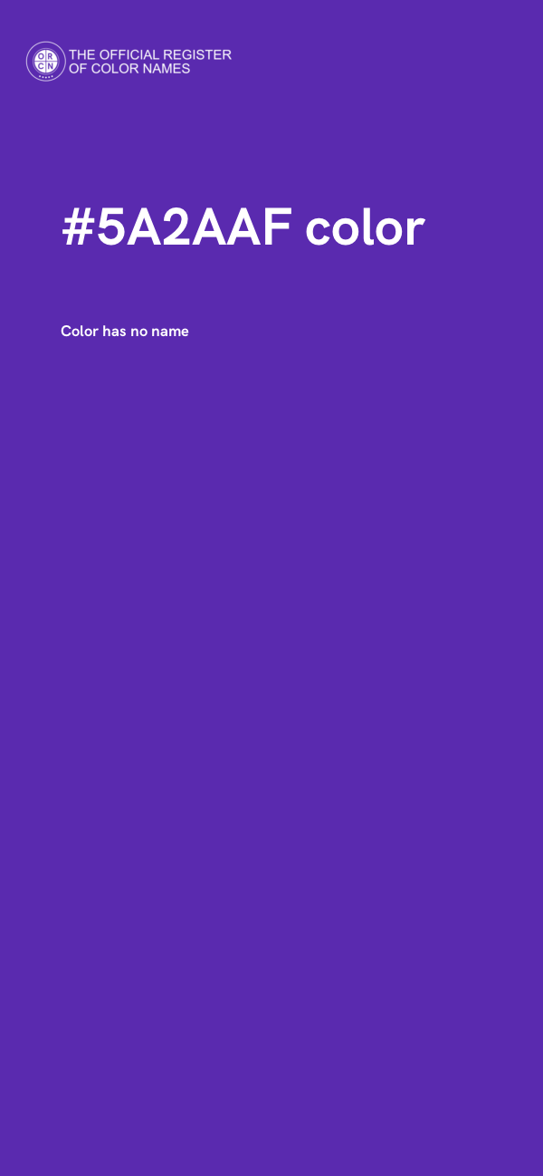#5A2AAF color image