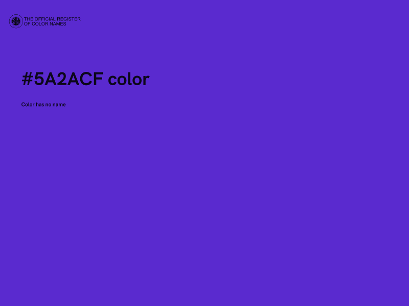 #5A2ACF color image