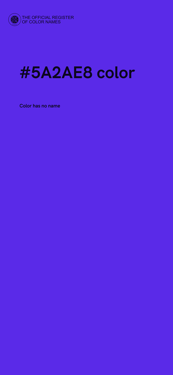 #5A2AE8 color image