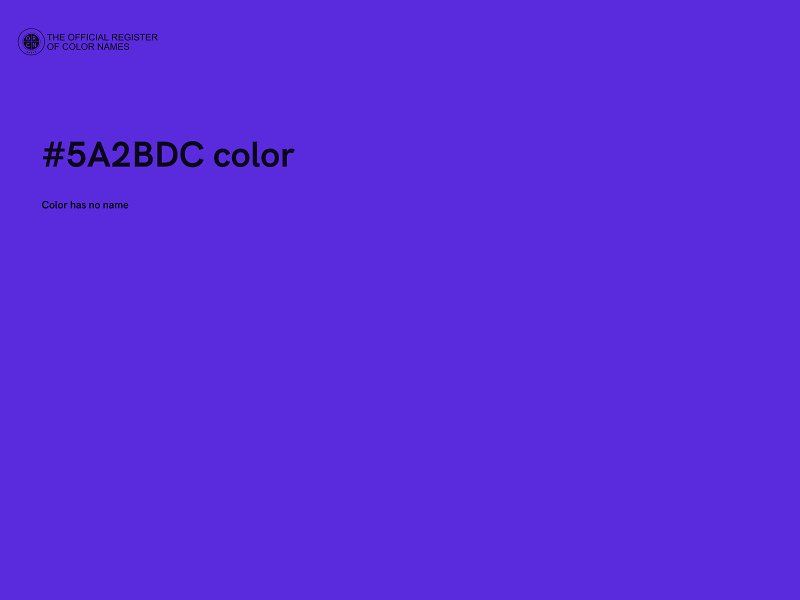 #5A2BDC color image