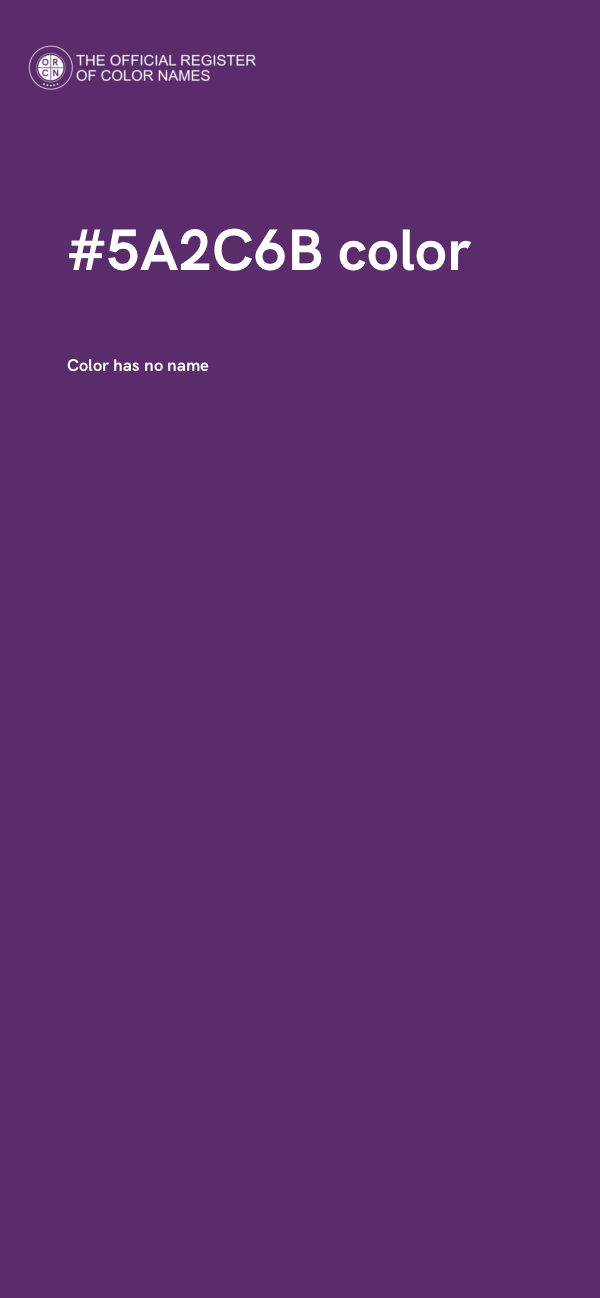 #5A2C6B color image