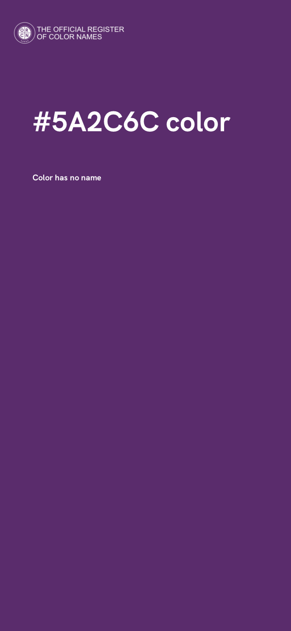 #5A2C6C color image