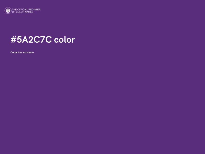 #5A2C7C color image