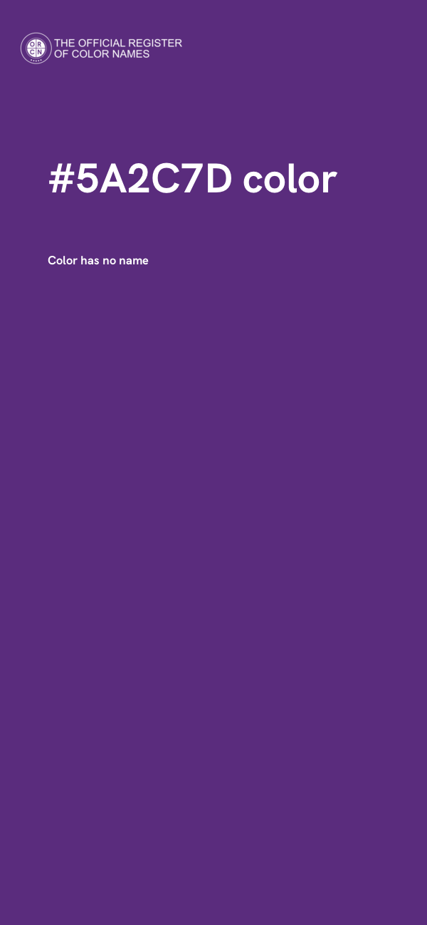 #5A2C7D color image