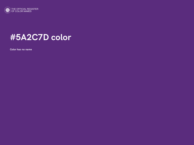#5A2C7D color image