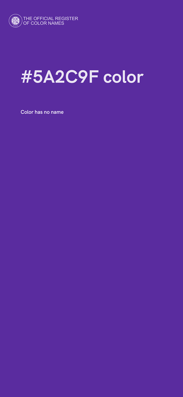 #5A2C9F color image