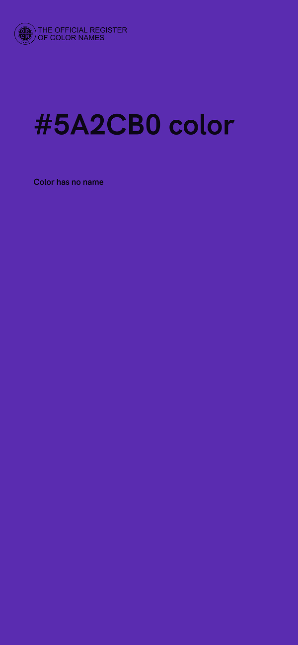#5A2CB0 color image
