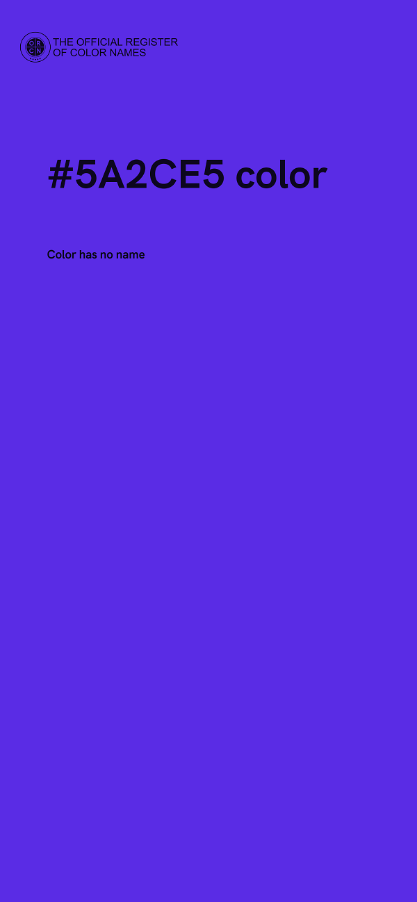#5A2CE5 color image