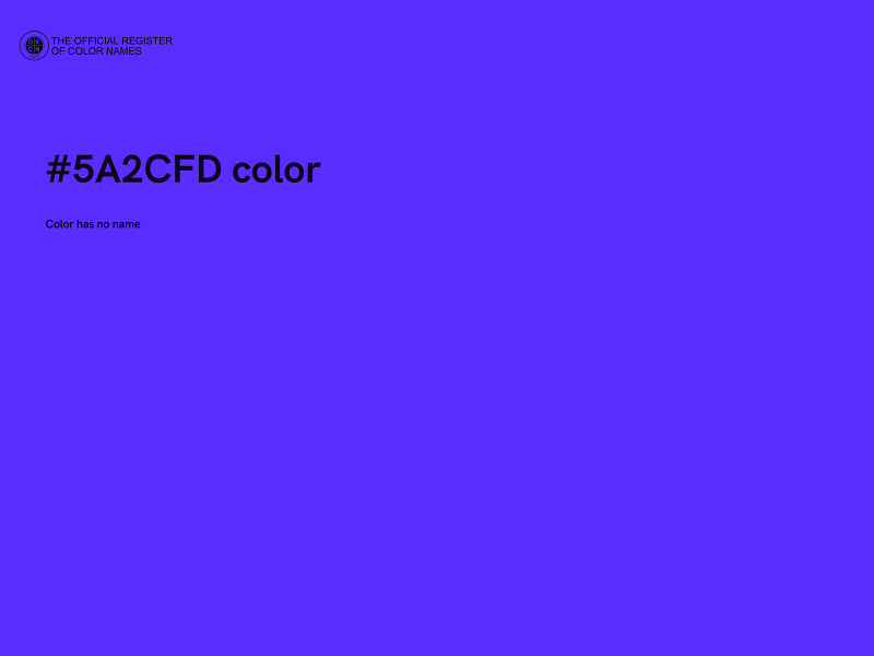 #5A2CFD color image