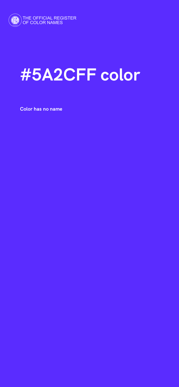 #5A2CFF color image