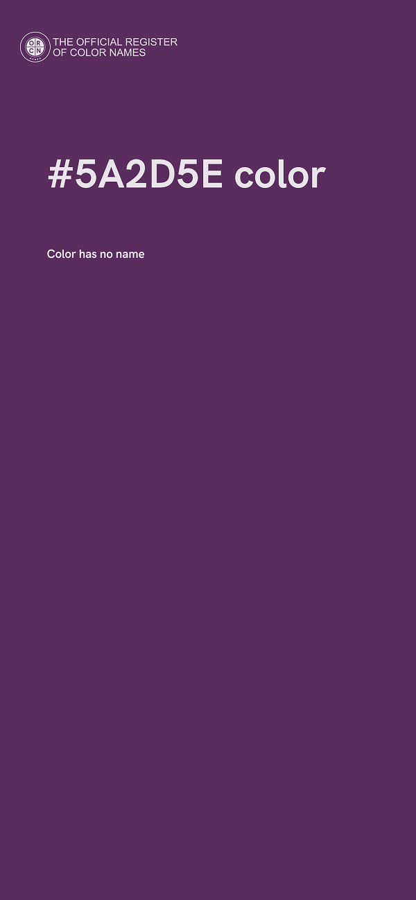 #5A2D5E color image